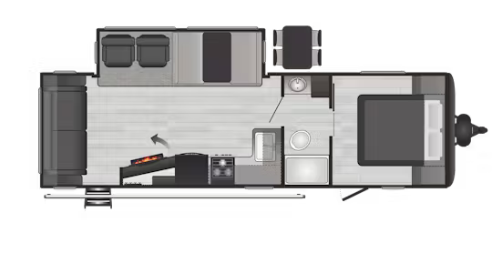 View 2021 Keystone Hideout Cottage 27RLS complete specs and manufacturer brochures