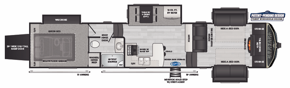 View 2021 Keystone Montana High Country 382TH complete specs and manufacturer brochures