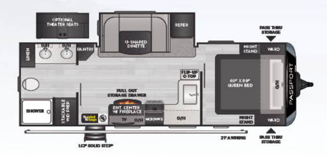 View 2021 Keystone Passport Grand Touring (GT) 2400RB complete specs and manufacturer brochures