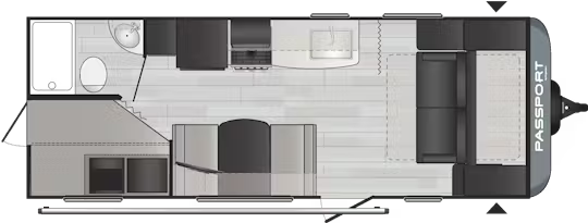 View 2021 Keystone Passport SL Series 219BHWE complete specs and manufacturer brochures