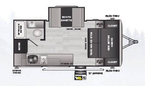 View 2021 Keystone Springdale Villa 1740RK complete specs and manufacturer brochures