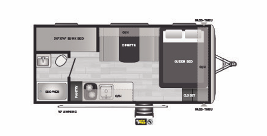 View 2021 Keystone Springdale Villa 1800BH complete specs and manufacturer brochures