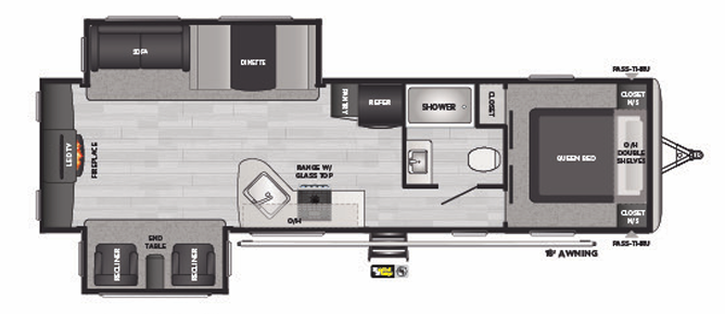 View 2021 Keystone Springdale Villa 253FWRE complete specs and manufacturer brochures