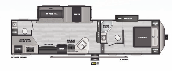 View 2021 Keystone Springdale Villa 300FWBH complete specs and manufacturer brochures