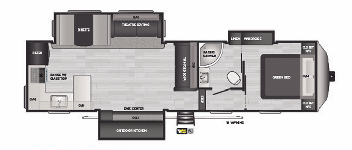 View 2021 Keystone Springdale Villa 302FWRK complete specs and manufacturer brochures