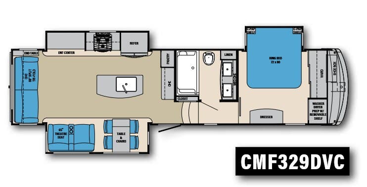 View 2021 Palomino Columbus CMF329DVC complete specs and manufacturer brochures