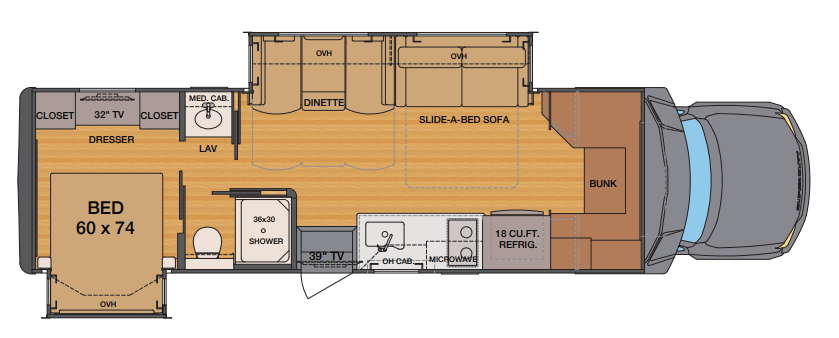 View 2021 Renegade RV Veracruz 35MDS complete specs and manufacturer brochures