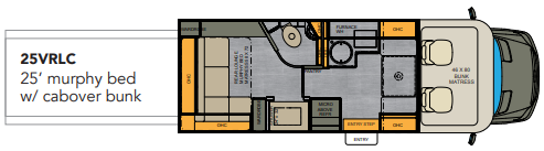 View 2021 Renegade RV Vienna 25VRLC complete specs and manufacturer brochures