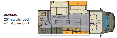 View 2021 Renegade RV Vienna 25VRMC complete specs and manufacturer brochures