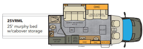 View 2021 Renegade RV Vienna 25VRML complete specs and manufacturer brochures