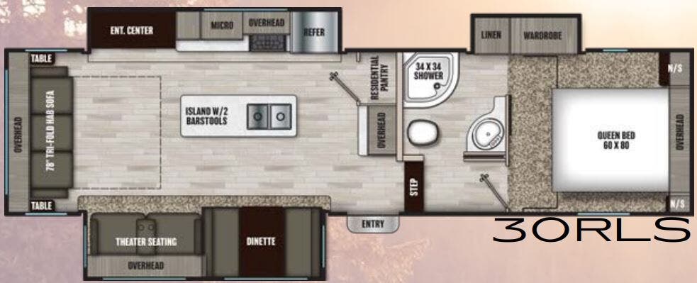 View 2021 Shasta Phoenix Lite 30RLS complete specs and manufacturer brochures