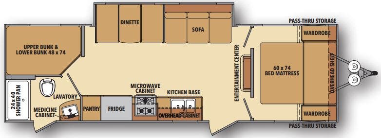 View 2021 Shasta Shasta 26DB complete specs and manufacturer brochures