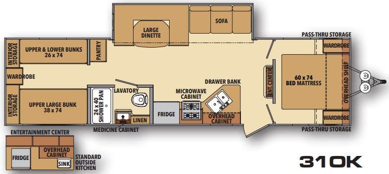 View 2021 Shasta Shasta 31OK complete specs and manufacturer brochures