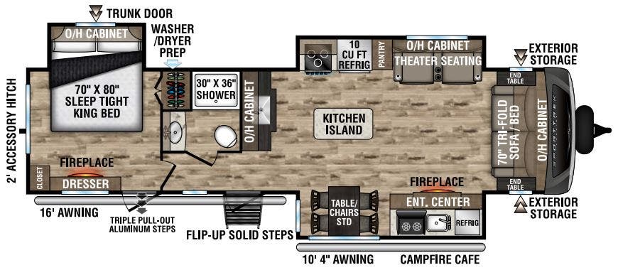 View 2021 Venture RV SportTrek Touring Edition STT333VMI complete specs and manufacturer brochures