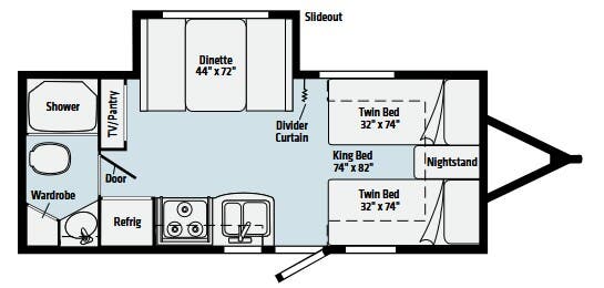 View 2021 Winnebago Micro Minnie 2108TB complete specs and manufacturer brochures