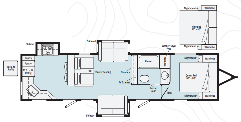 View 2021 Winnebago Voyage V3437RK complete specs and manufacturer brochures