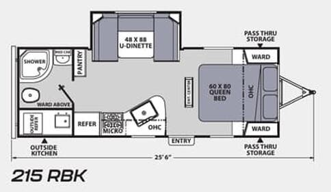 View 2022 Coachmen Apex Ultra-Lite 215 RBK complete specs and manufacturer brochures