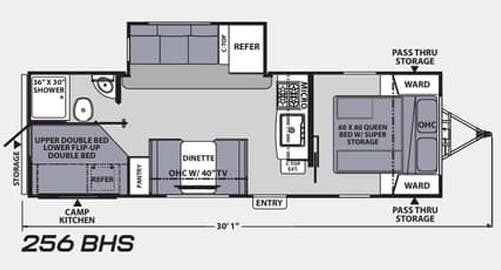 View 2022 Coachmen Apex Ultra-Lite 256 BHS complete specs and manufacturer brochures
