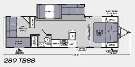View 2022 Coachmen Apex Ultra-Lite 289 TBSS complete specs and manufacturer brochures