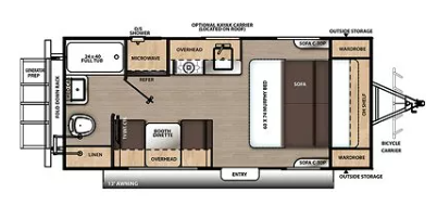 View 2022 Coachmen Catalina Expedition 192RB complete specs and manufacturer brochures