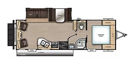 View 2022 Coachmen Catalina Legacy Edition 263RLS complete specs and manufacturer brochures