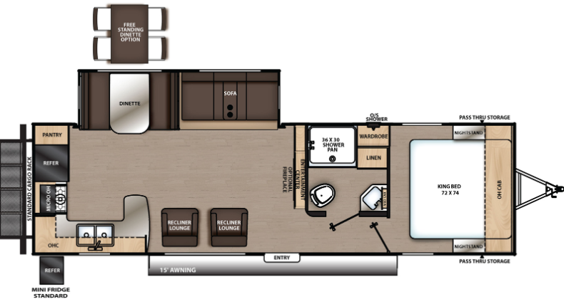 View 2022 Coachmen Catalina Legacy Edition 283RKS complete specs and manufacturer brochures