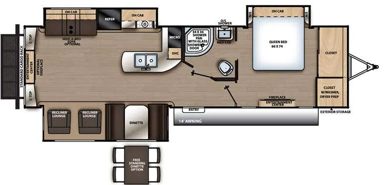 View 2022 Coachmen Catalina Legacy Edition 333RETS complete specs and manufacturer brochures