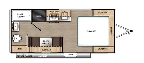 View 2022 Coachmen Catalina Summit Series 7 174FB complete specs and manufacturer brochures