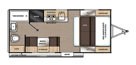 View 2022 Coachmen Catalina Summit Series 7 174RB complete specs and manufacturer brochures