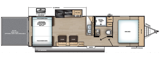 View 2022 Coachmen Catalina Trail Blazer 28THS complete specs and manufacturer brochures