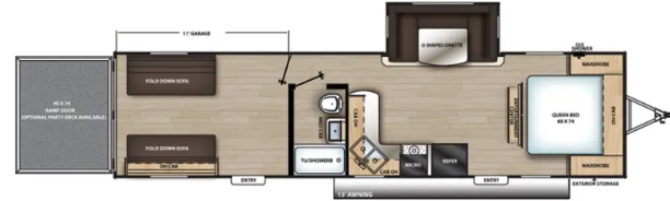 View 2022 Coachmen Catalina Trail Blazer 29THS complete specs and manufacturer brochures