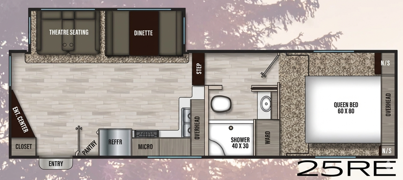 View 2022 Coachmen Chaparral Lite 25RE complete specs and manufacturer brochures