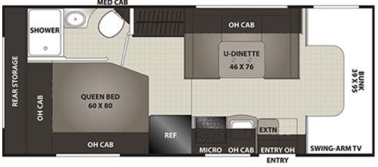 View 2022 Coachmen Cross Trail XL 23XG complete specs and manufacturer brochures