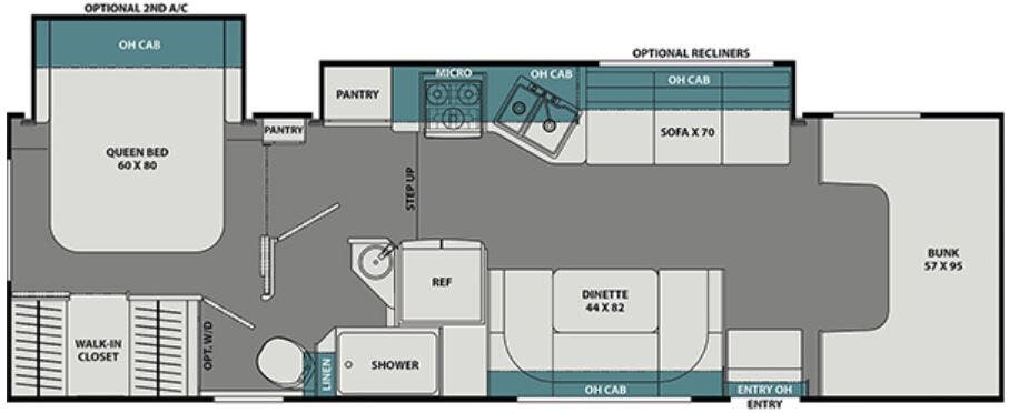View 2022 Coachmen Leprechaun Premier 311FS complete specs and manufacturer brochures