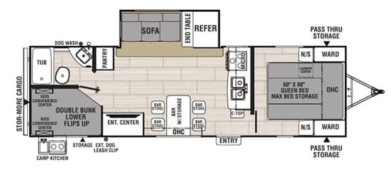 View 2022 Coachmen Northern Spirit 2659BH complete specs and manufacturer brochures