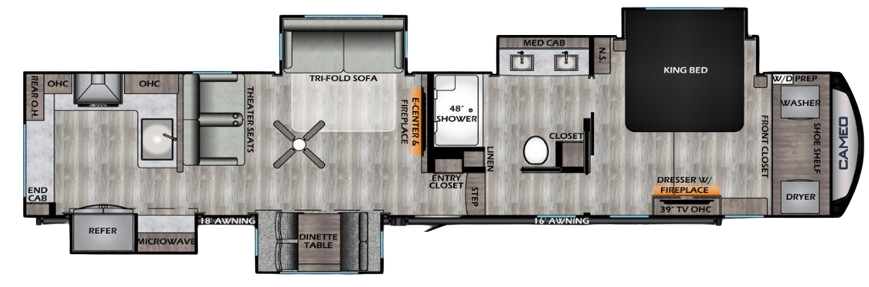 View 2022 CrossRoads Cameo CE-3975CK complete specs and manufacturer brochures