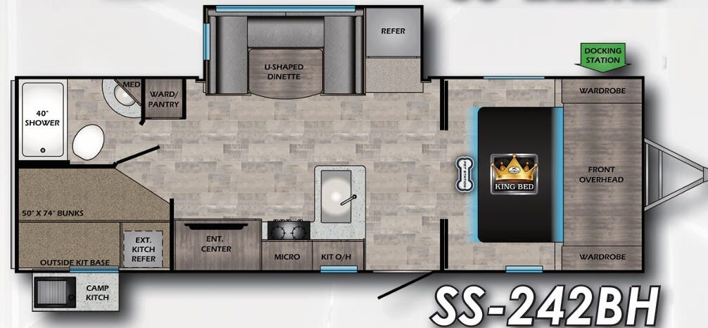 View 2022 CrossRoads Sunset Trail Super Lite SS-242BH complete specs and manufacturer brochures