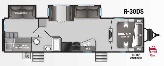 View 2022 Cruiser RV Radiance R-30DS complete specs and manufacturer brochures