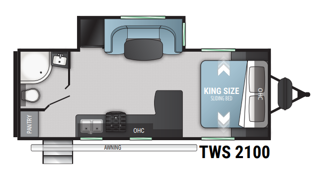 View 2022 Cruiser RV Twilight Signature TWS-2100 complete specs and manufacturer brochures