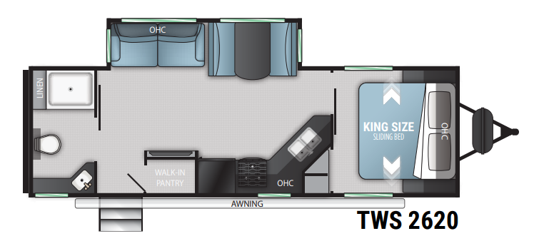 View 2022 Cruiser RV Twilight Signature TWS-2620 complete specs and manufacturer brochures