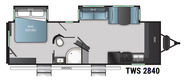 View 2022 Cruiser RV Twilight Signature TWS-2840 complete specs and manufacturer brochures