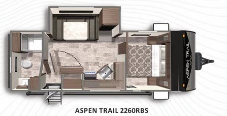 View 2022 Dutchmen Aspen Trail 2260RBS complete specs and manufacturer brochures