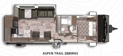 View 2022 Dutchmen Aspen Trail 2880RKS complete specs and manufacturer brochures