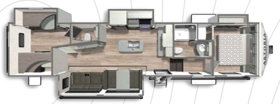 View 2022 Dutchmen Astoria 3343BHF complete specs and manufacturer brochures