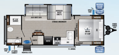 View 2022 East to West Silver Lake 26 KRB complete specs and manufacturer brochures