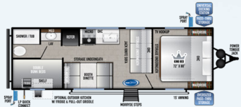 View 2022 East to West Silver Lake 27 KNS complete specs and manufacturer brochures
