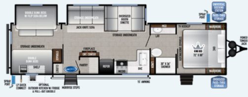 View 2022 East to West Silver Lake 31 KBH complete specs and manufacturer brochures