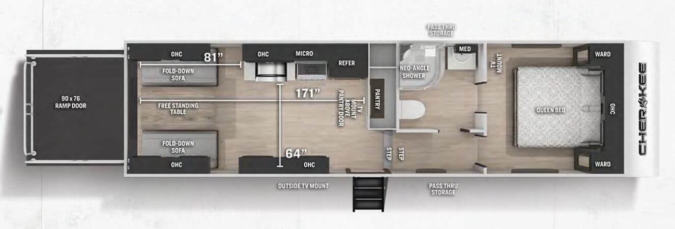 View 2022 Forest River Cherokee 255RR complete specs and manufacturer brochures