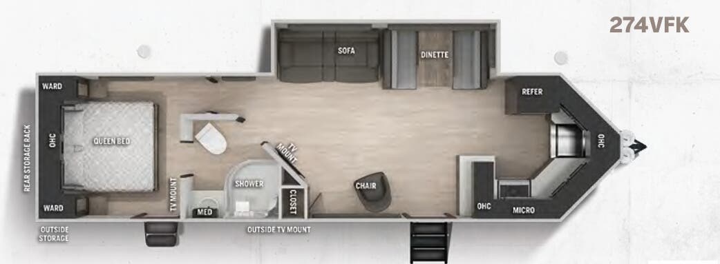 View 2022 Forest River Cherokee 274VFK complete specs and manufacturer brochures