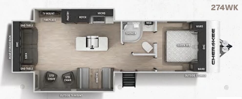View 2022 Forest River Cherokee 274WK complete specs and manufacturer brochures